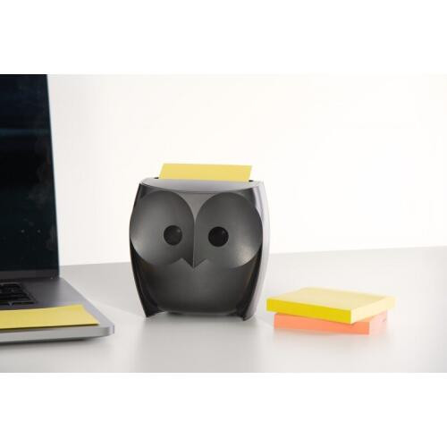 Podajnik do karteczek Post-it Z-Notes Sowa, + 2x45 kart. 76x76mm 7100322315 3M